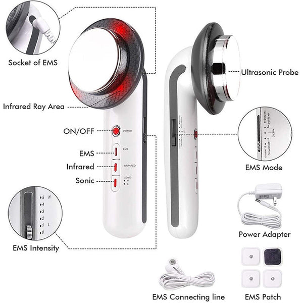 Three-in-one Slimming Instrument Massage Beauty Instrument Hanzuva