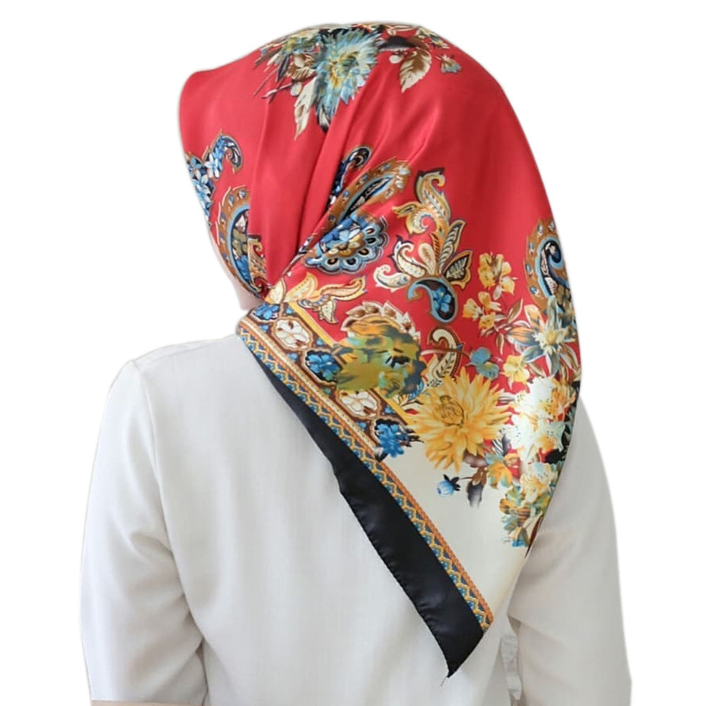 Fashion Simulation Silk Scarf Activity Gift Scarf Hanzuva