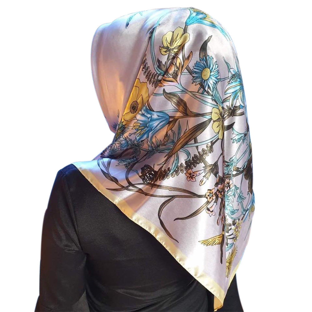 Fashion Simulation Silk Scarf Activity Gift Scarf Hanzuva