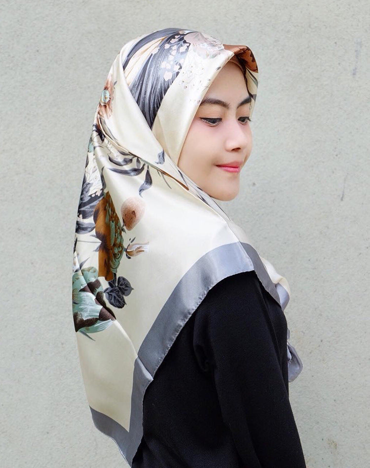 Fashion Simulation Silk Scarf Activity Gift Scarf Hanzuva