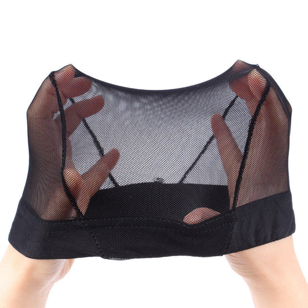 Wig High Elastic Net Cap Wig Accessories Black Net Cap Hanzuva