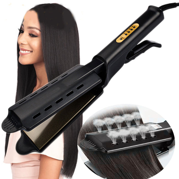 U.S. Standard Non-injury Hair Straightener Steam Hair Straightener Splint Hanzuva