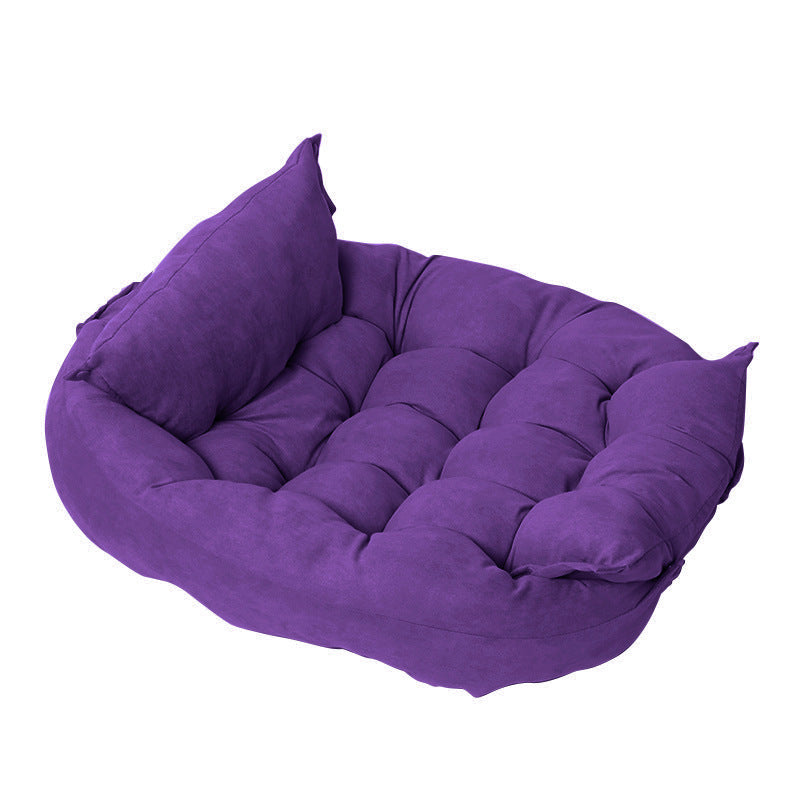 Customizable Multifunctional Folding Square Pet Cushion