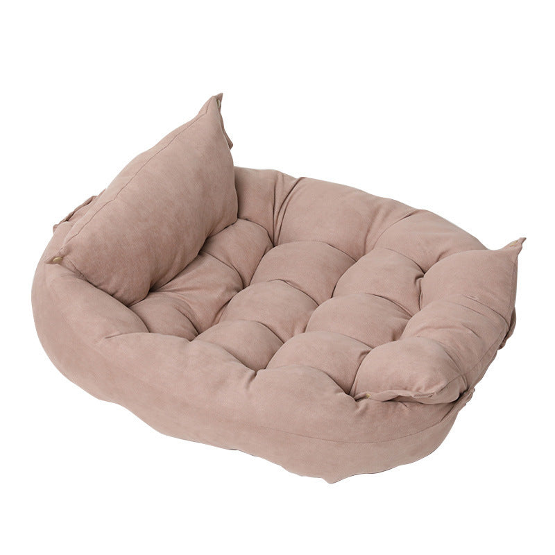Customizable Multifunctional Folding Square Pet Cushion