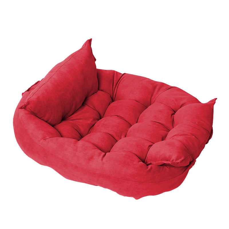 Customizable Multifunctional Folding Square Pet Cushion