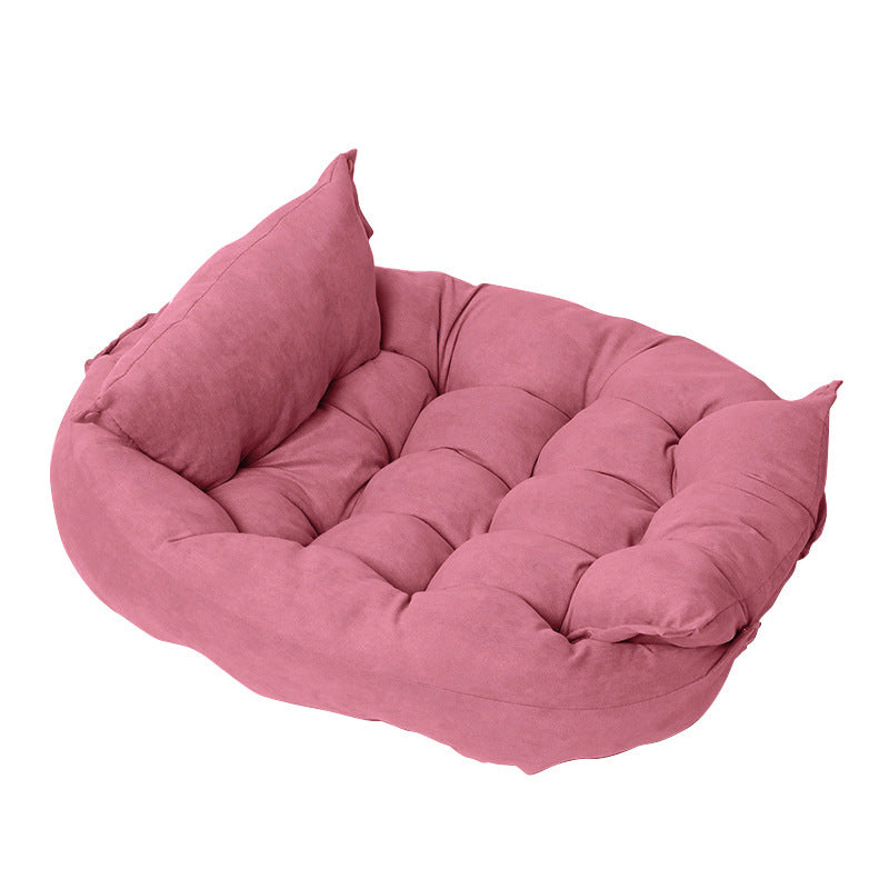 Customizable Multifunctional Folding Square Pet Cushion