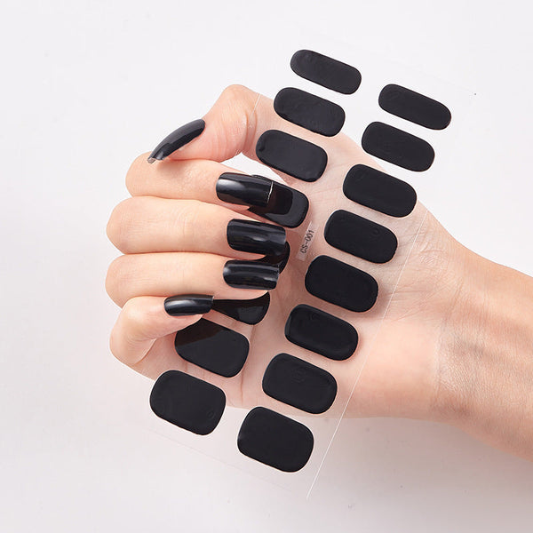 Pure Color 16 Nail Stickers Hanzuva