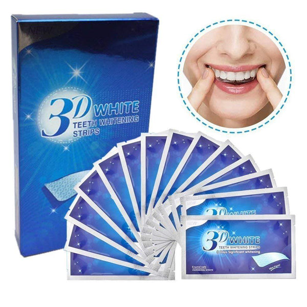 WHITE Teeth Sticker Teeth Whitening Sticker Hyun White Teeth Sticker 7 Bags Of 14 Pieces Hanzuva