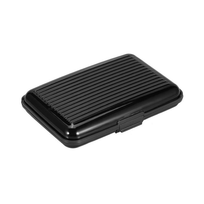 Aluminum Alloy Credit Card Case, Business Card Case, Aluminum Color Card Case, Antimagnetic Bank Card Case, Coin Purse