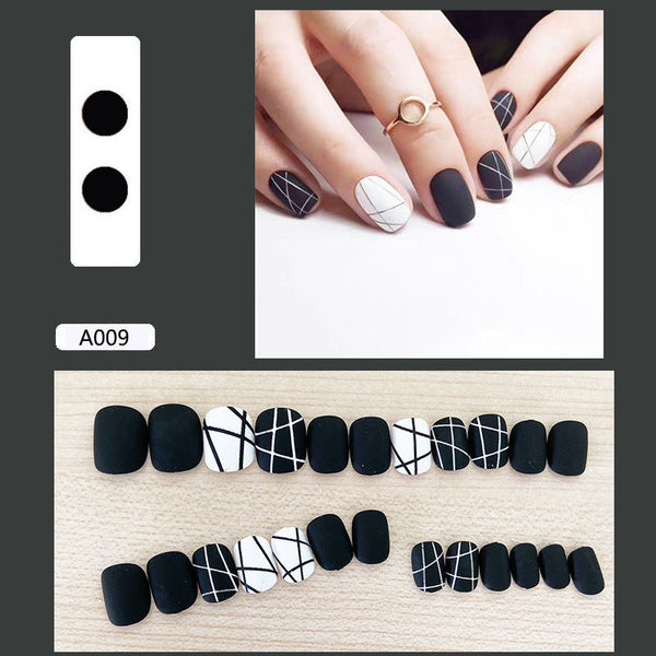 New Fake Nail Finished Nail Art Patch Fake Nail Hanzuva