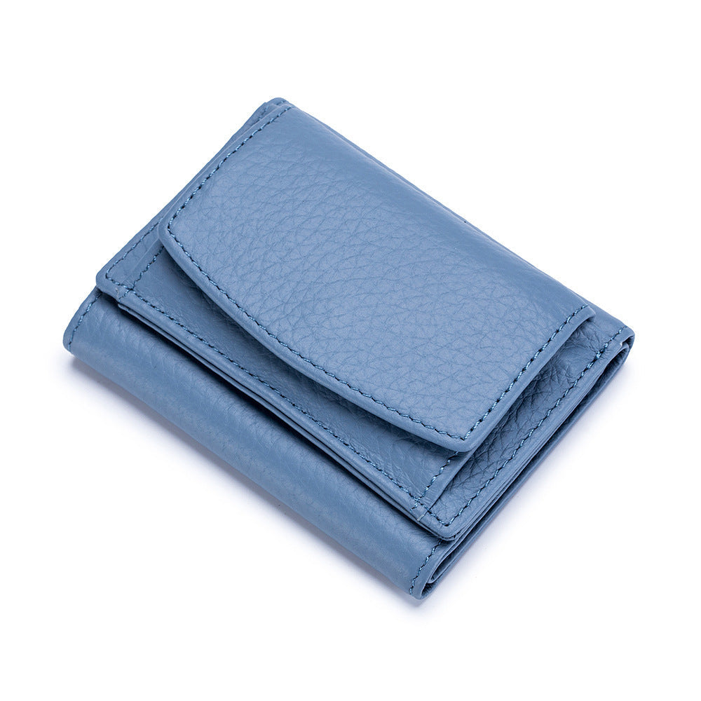 Small Wallet, Leather Coin Purse, Wallet, Short Female Wallet Hanzuva