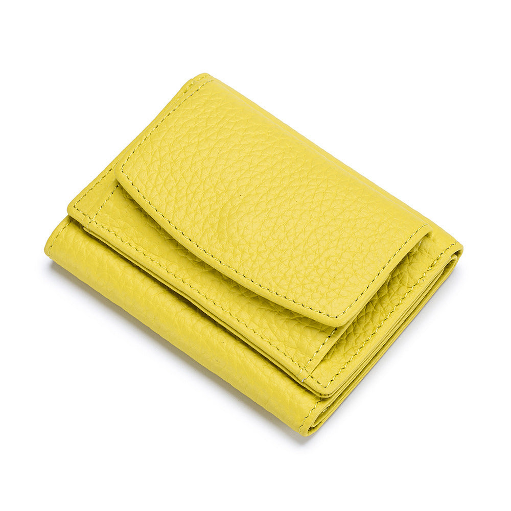 Small Wallet, Leather Coin Purse, Wallet, Short Female Wallet Hanzuva