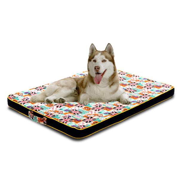 Thickened Pet Printing Canvas Dog Mats Dog Bed Mats Dog Bed Mattresses Hanzuva