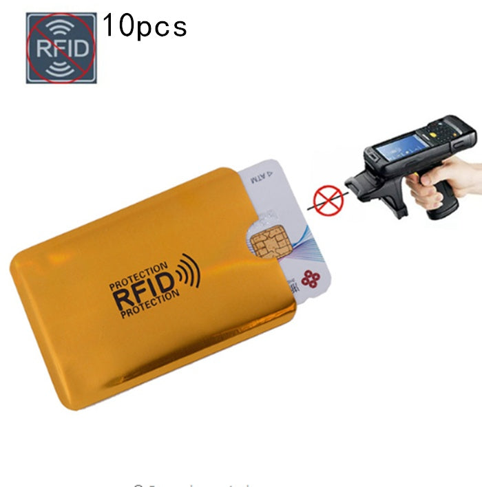 NFC card sets anti-magnetic anti-theft brush bank card sets security shielding signal anti-theft RFID flash payment tin foil card sets Hanzuva