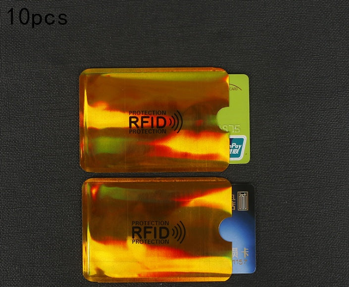 NFC card sets anti-magnetic anti-theft brush bank card sets security shielding signal anti-theft RFID flash payment tin foil card sets Hanzuva