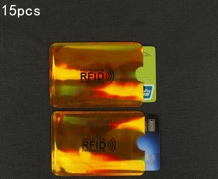 NFC card sets anti-magnetic anti-theft brush bank card sets security shielding signal anti-theft RFID flash payment tin foil card sets Hanzuva