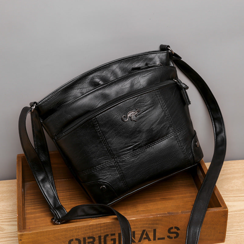 Soft Leather Feeling Women's Messenger New Fashion Shoulder Bag