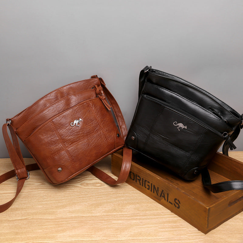 Soft Leather Feeling Women's Messenger New Fashion Shoulder Bag