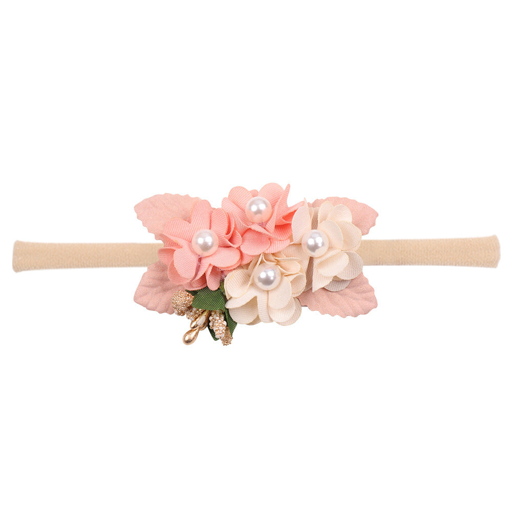 Children's Baby Head Flower Headdress