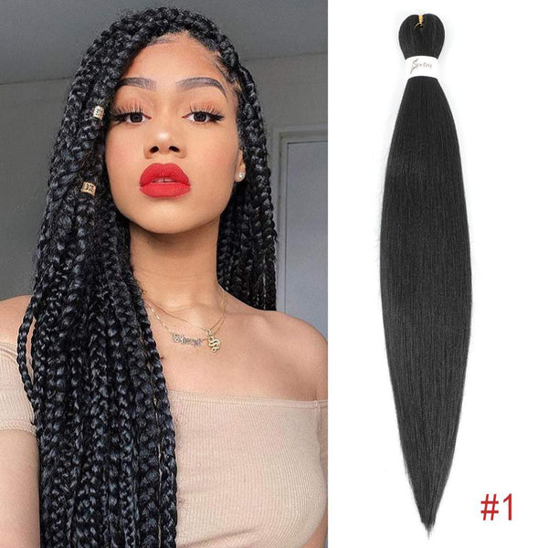PVC Low Temperature Flame Retardant Fluffy Pull Block Big Braid Styling Wig Hanzuva