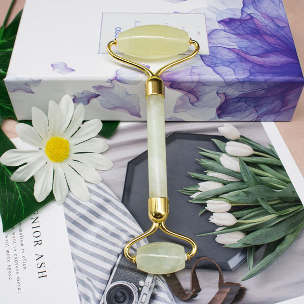 Jade Roller Jade Double-head Roller Massager Jade Roller Hanzuva