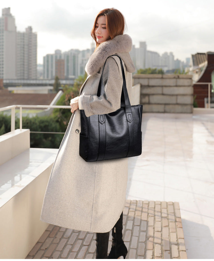 New Fashion Large-capacity Pu Shoulder Bag