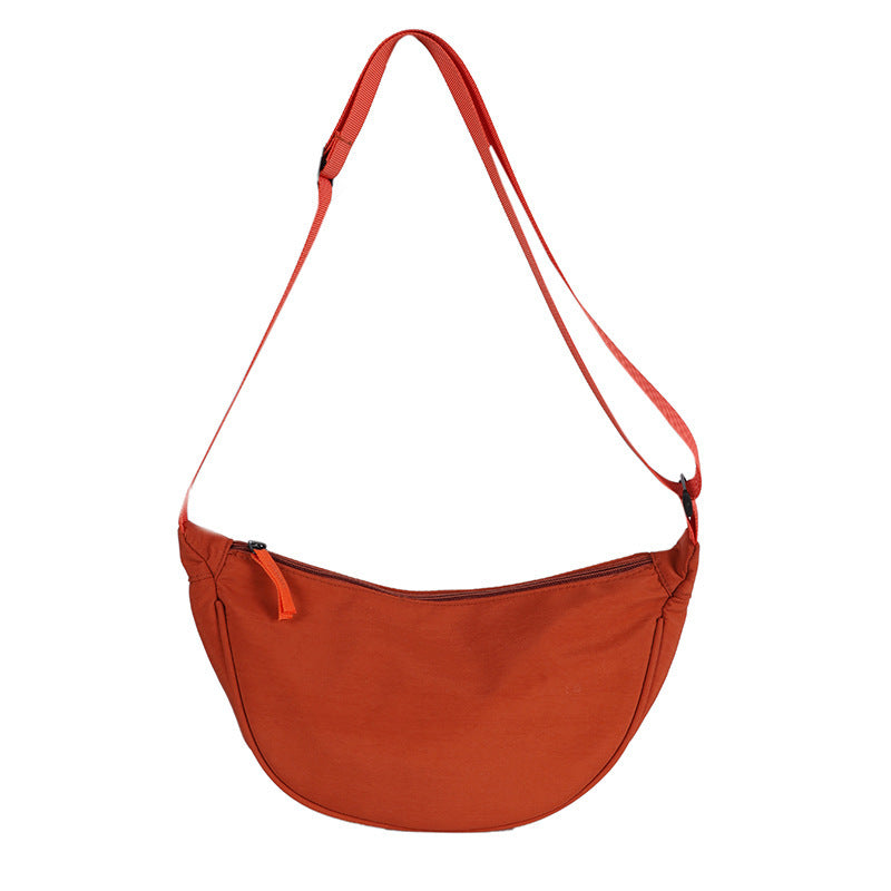 Nylon Messenger Dumpling Bag Women