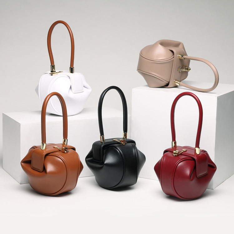 Leather handbags fashion dumplings handbag Hanzuva