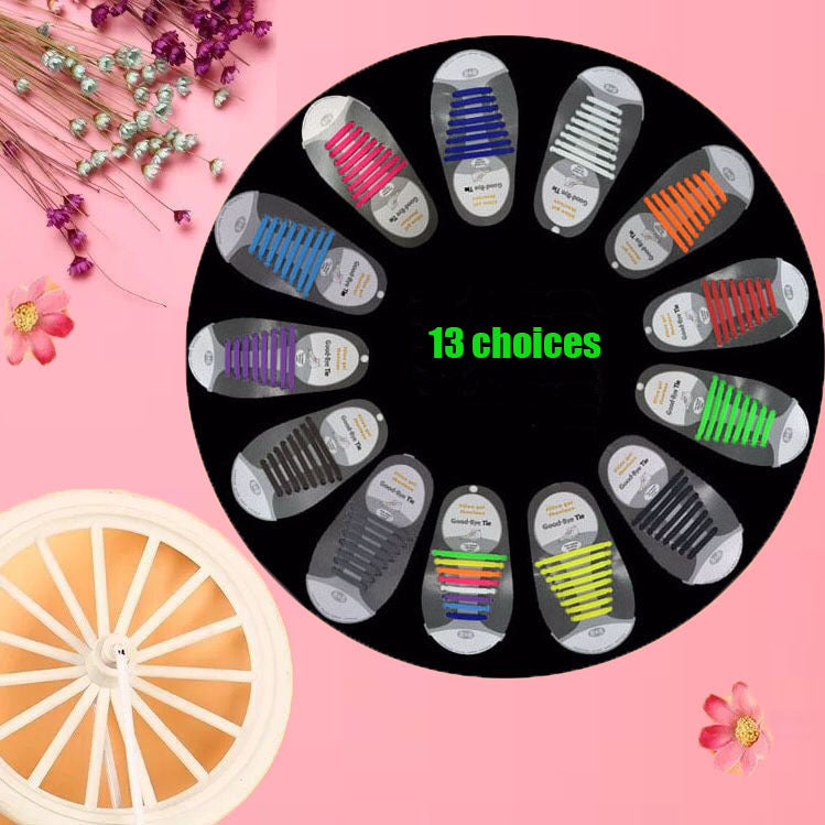 New Unisex  Athletic Running No Tie Shoelaces