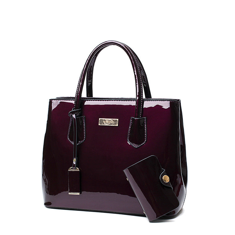 Patent leather bag Hanzuva