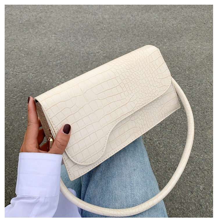 Casual alligator print Korean small bag
