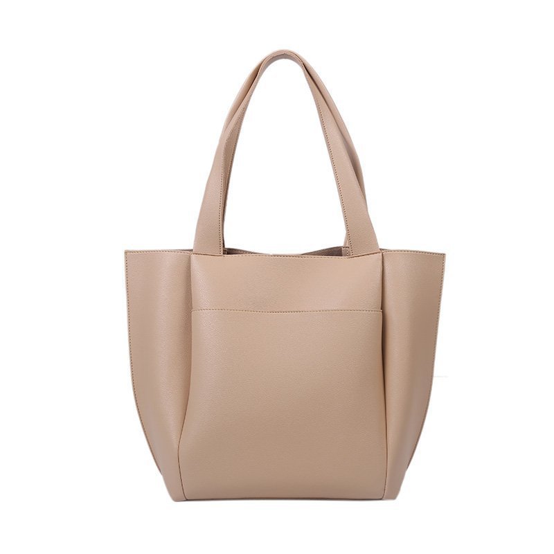 Feminine Commuter Large Soft Leather Shoulder Bag Hanzuva