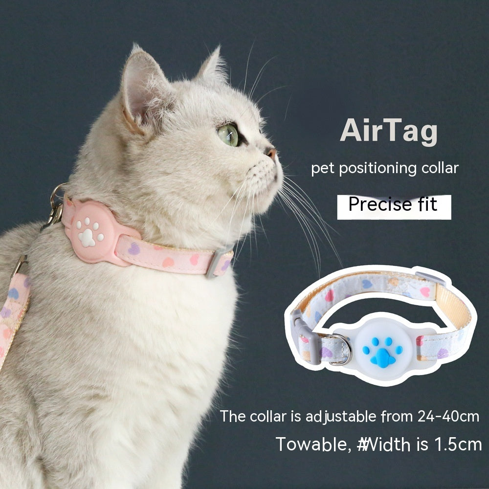 Pet Positioning Anti-lost Tracking Collar Hand Holding Rope