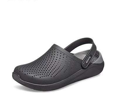Men's and women's hole shoes, large size beach shoes