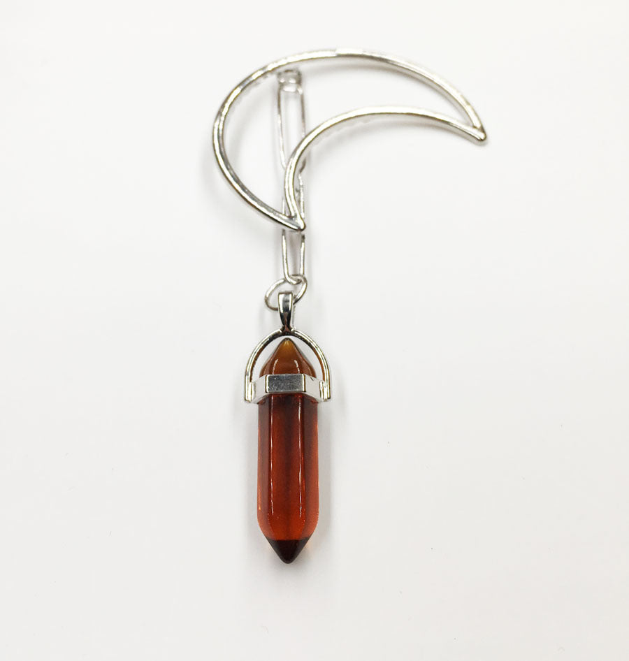 Moon hexagonal hairpin