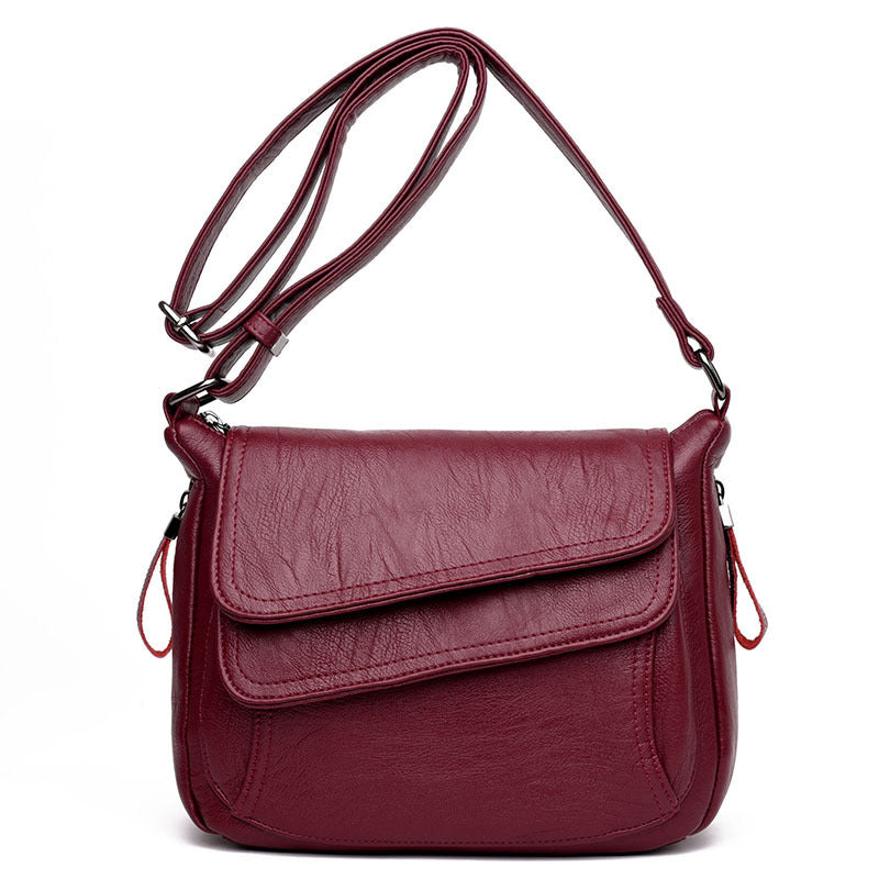 Soft leather crossbody bag Hanzuva