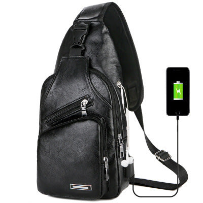 USB charging chest bag