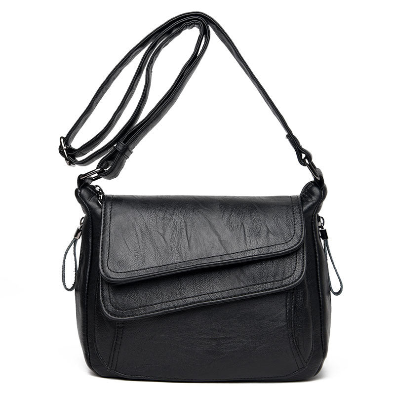 Soft leather crossbody bag Hanzuva
