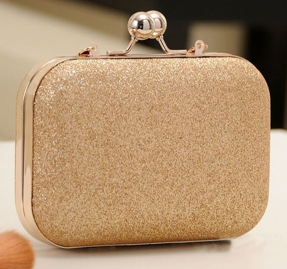 Women Handbag Evening Bags For Party New Women Chain Shoulder Bag Ladies Fashion Gold Clutch Box Bag Women Messenger Hanzuva