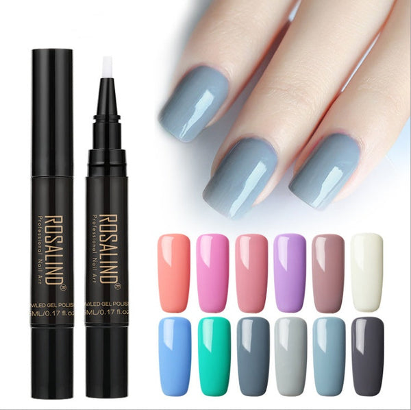 5ml Solid Color Nail Art Pen Nail Glue for Nail Art Hanzuva