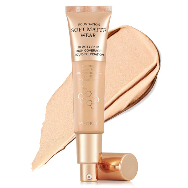 PHOFAY Full Coverage Foundation Hanzuva