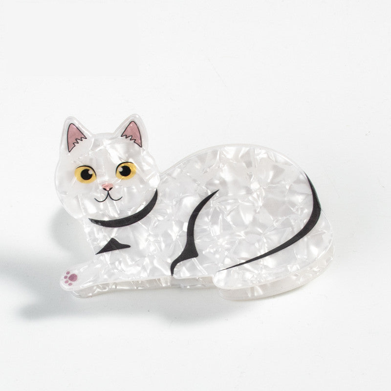 Cat Cartoon Print Grip Jewelry Headdress Barrettes