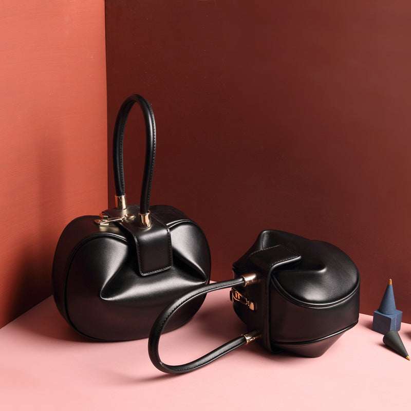 Leather handbags fashion dumplings handbag Hanzuva