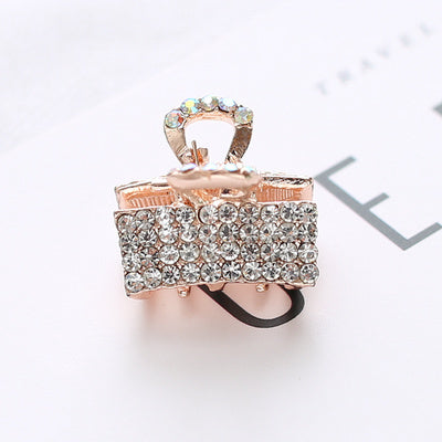 Small Pearl Rhinestone Clamp