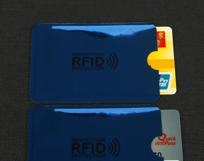 NFC card sets anti-magnetic anti-theft brush bank card sets security shielding signal anti-theft RFID flash payment tin foil card sets Hanzuva