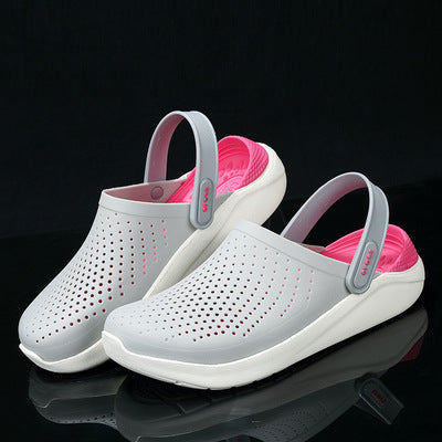Men's and women's hole shoes, large size beach shoes