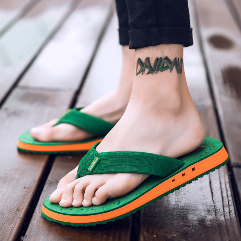 Slippers men's summer herringbone anti-slip feet men's sandals