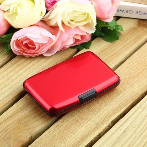 Magnetic Pocket Waterproof Business ID Credit Card Wallet Holder Case Hanzuva
