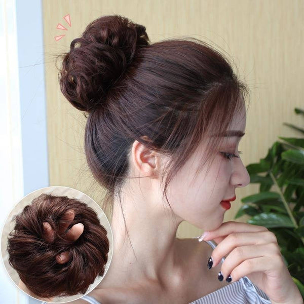 Wig Hair Band Bun Hair Band Fluffy Matte Simulation Hanzuva
