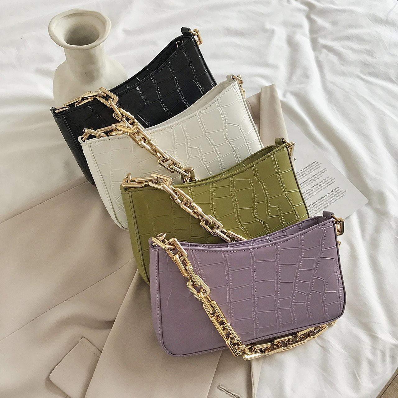Fashion Korean Style Simple One-Shoulder Armpit Bag Hanzuva